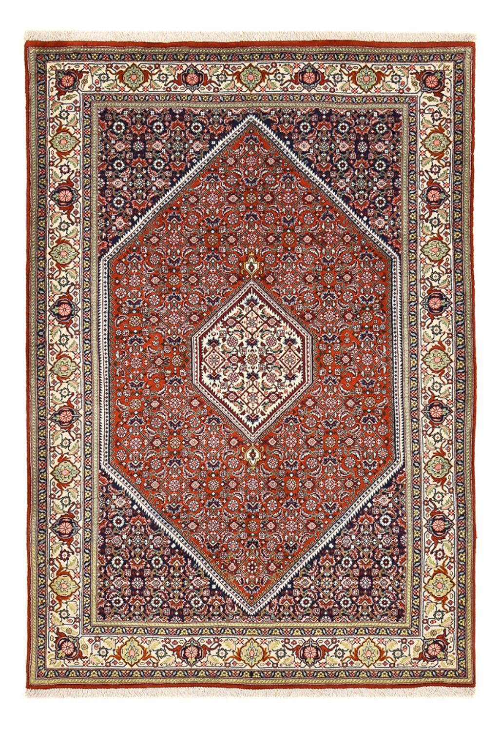 Persisk tæppe - Bijar - 203 x 135 cm - rust