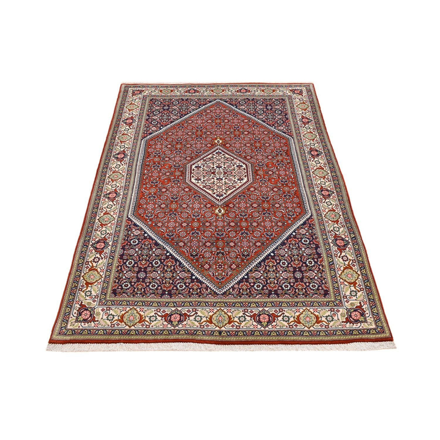 Persisk tæppe - Bijar - 203 x 135 cm - rust