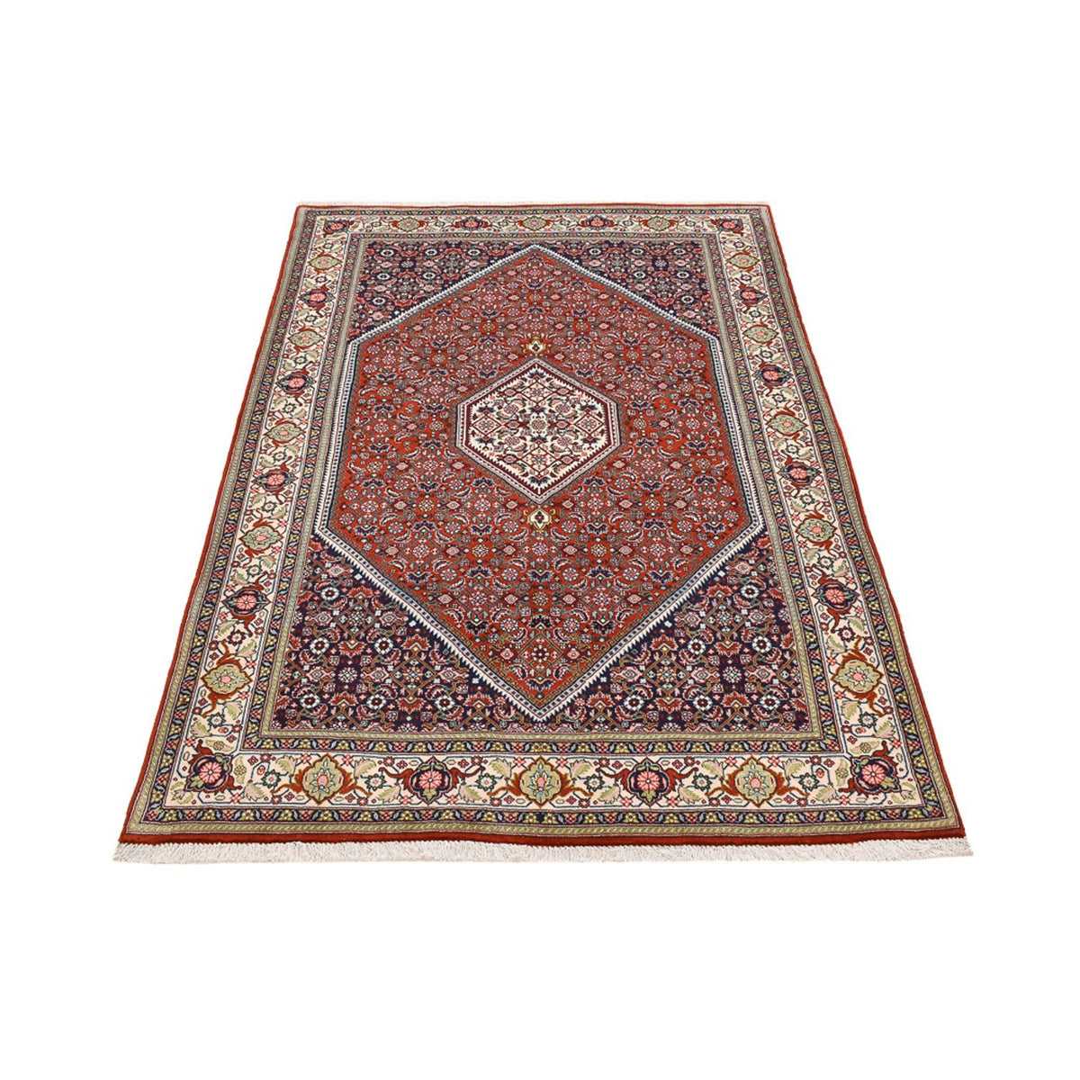 Persisk tæppe - Bijar - 203 x 135 cm - rust