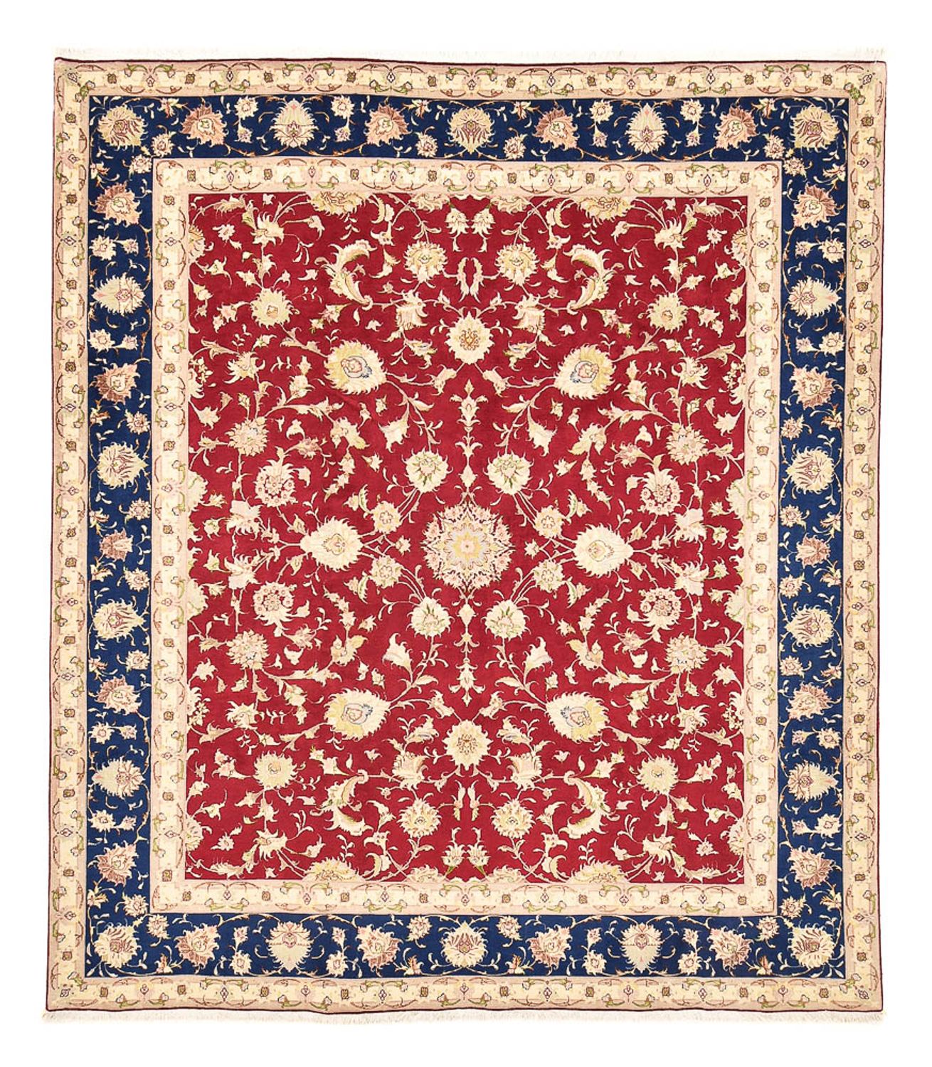 Persisk tæppe - Tabriz - Royal - 290 x 253 cm - rød