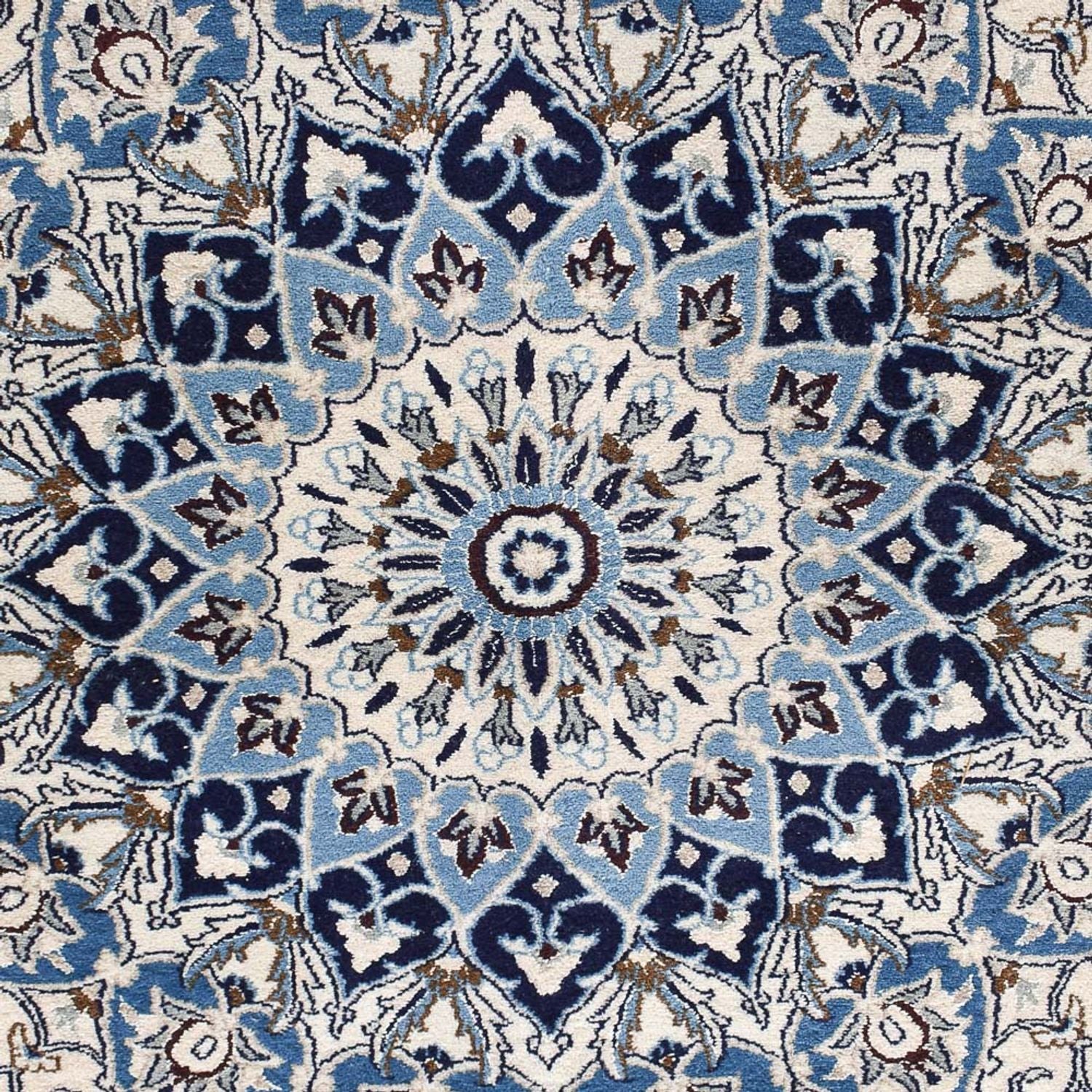 Persisk tæppe - Nain - Royal - 404 x 390 cm - creme