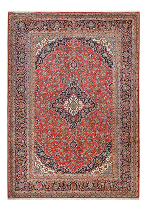 Persisk tæppe - Keshan - 350 x 246 cm - rød