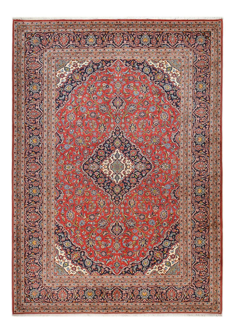 Persisk tæppe - Keshan - 350 x 246 cm - rød