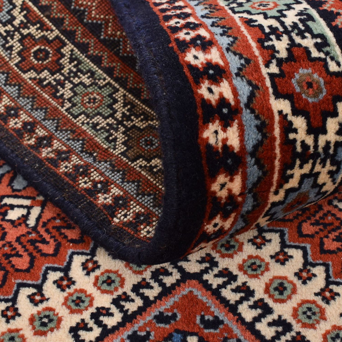 Løber Persisk tæppe - Nomadisk - 407 x 74 cm - lysrød