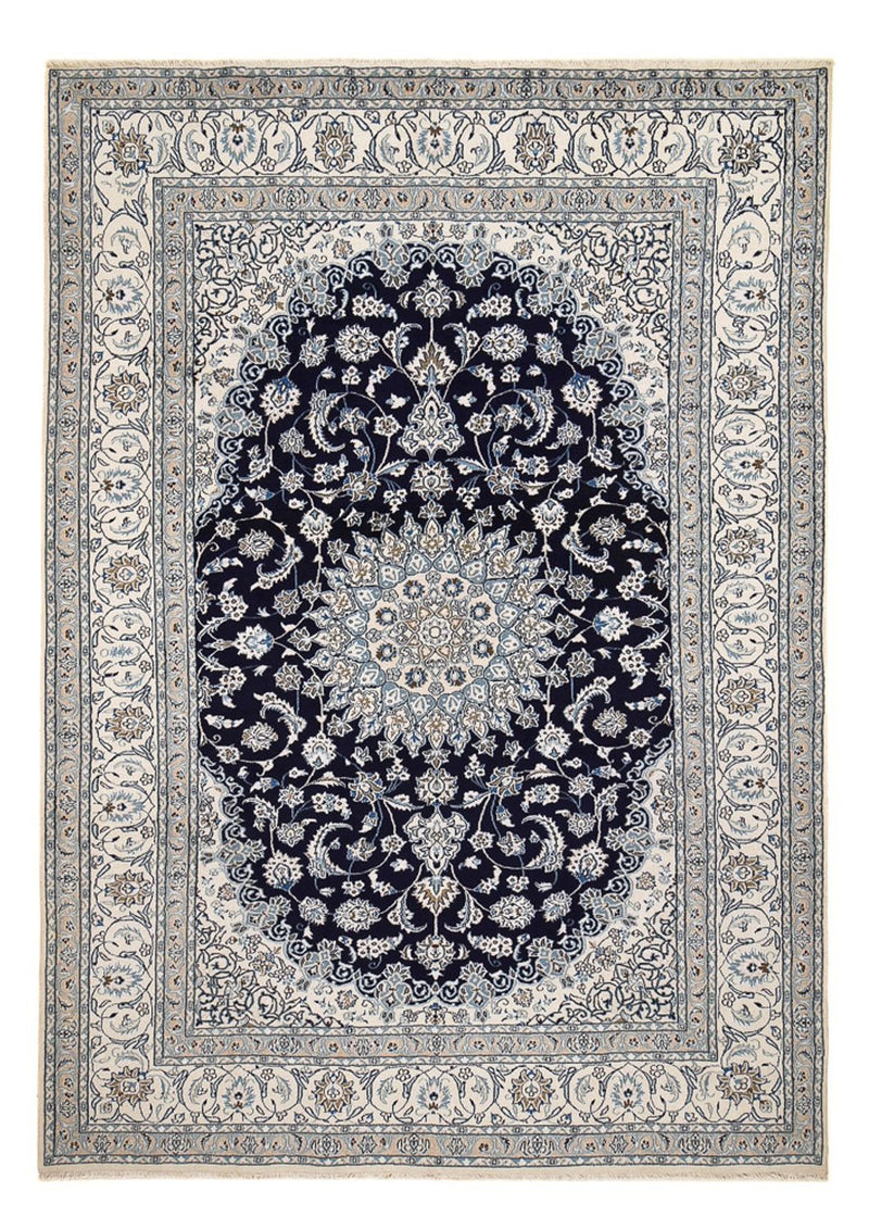 Persisk tæppe - Nain - 410 x 294 cm - mørkeblå