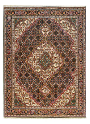Persisk tæppe - Tabriz - Royal - 201 x 150 cm - brun