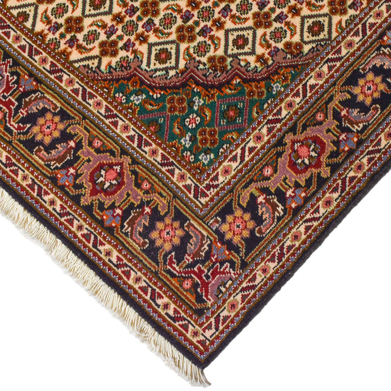 Persisk tæppe - Tabriz - Royal - 201 x 150 cm - brun