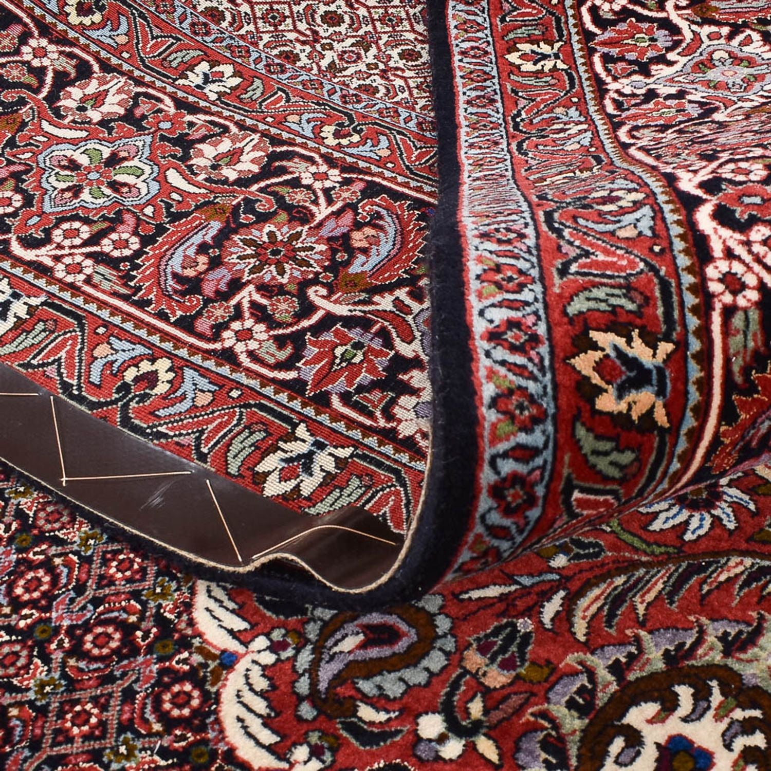 Persisk tæppe - Bijar - 348 x 255 cm - rust