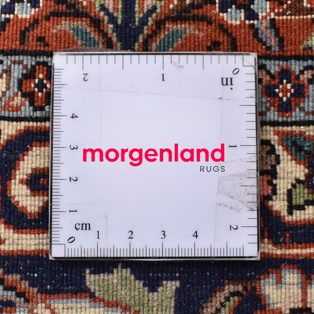 Persisk tæppe - Bijar - 297 x 202 cm - lysrød