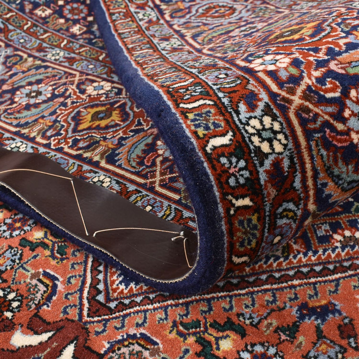 Persisk tæppe - Bijar - 250 x 180 cm - lysrød