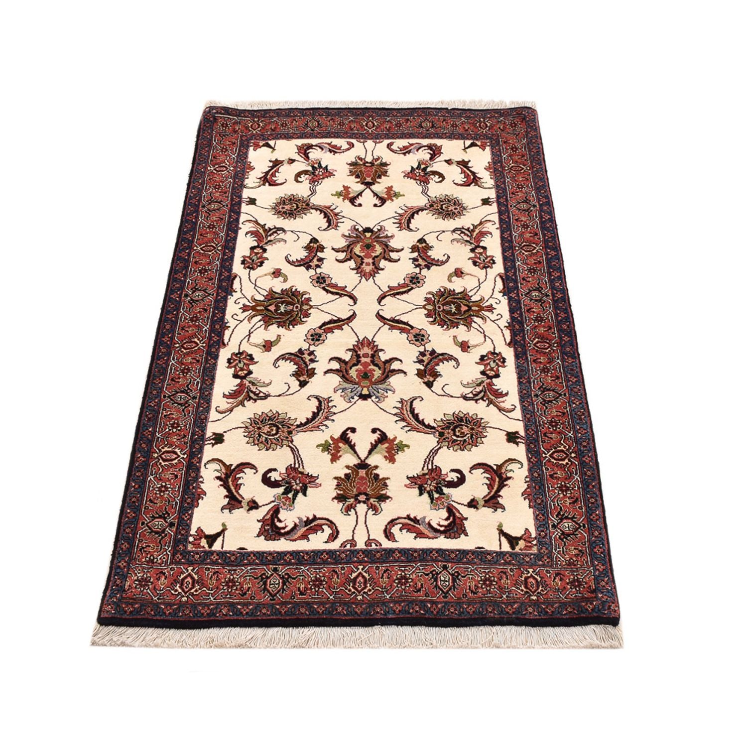 Persisk tæppe - Bijar - 138 x 79 cm - creme