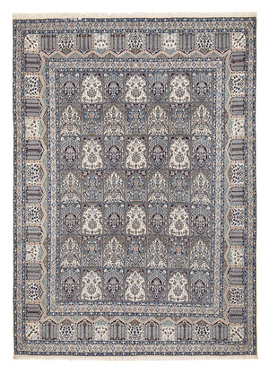 Persisk tæppe - Nain - Premium - 413 x 301 cm - grå