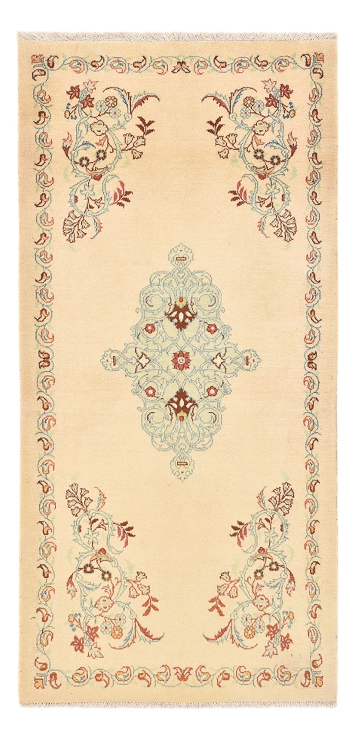 Persisk tæppe - Keshan - 158 x 75 cm - beige