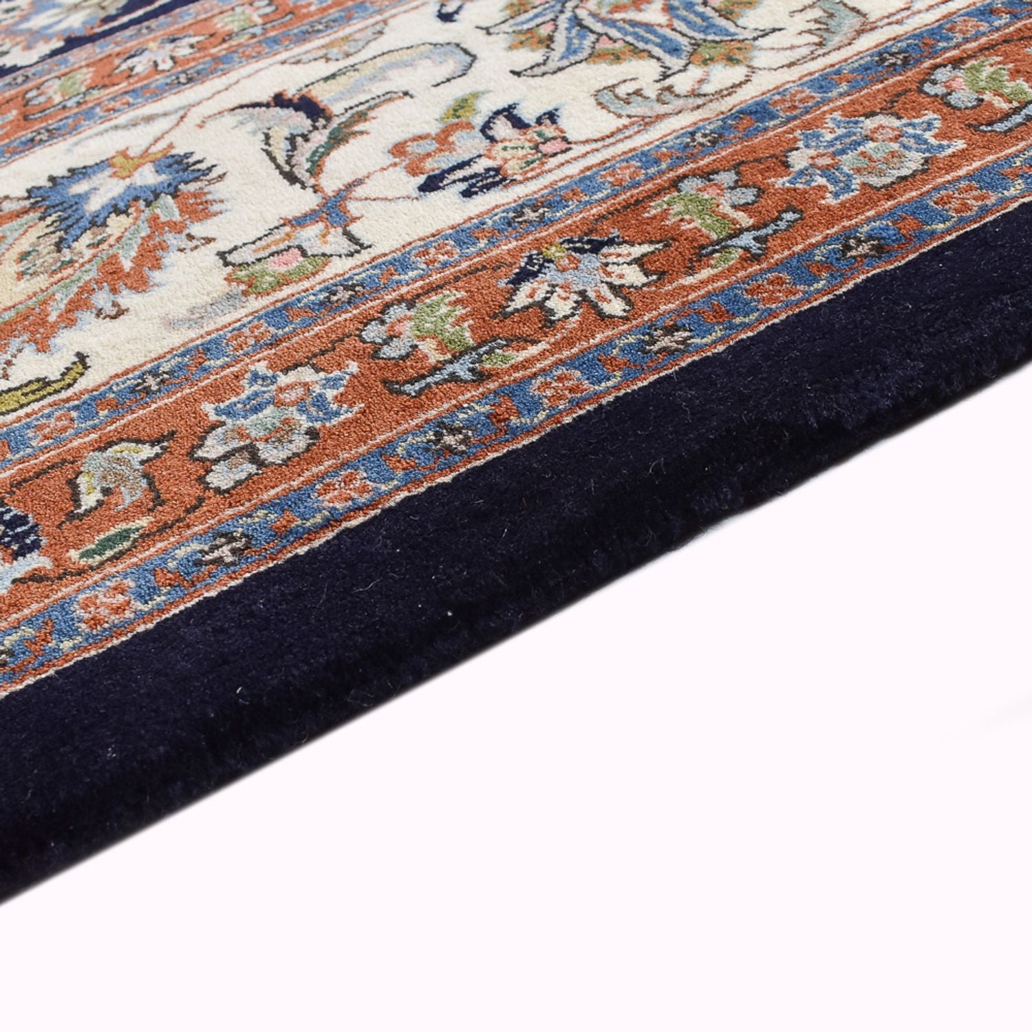 Persisk tæppe - Classic - Royal - 344 x 252 cm - mørkeblå