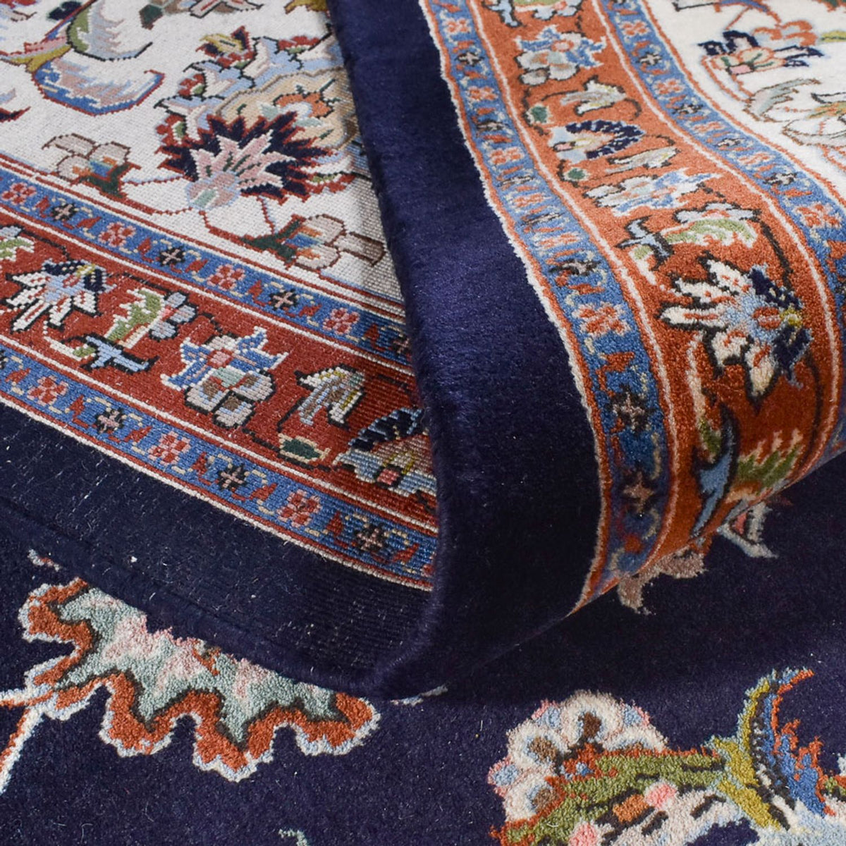 Persisk tæppe - Classic - Royal - 344 x 252 cm - mørkeblå