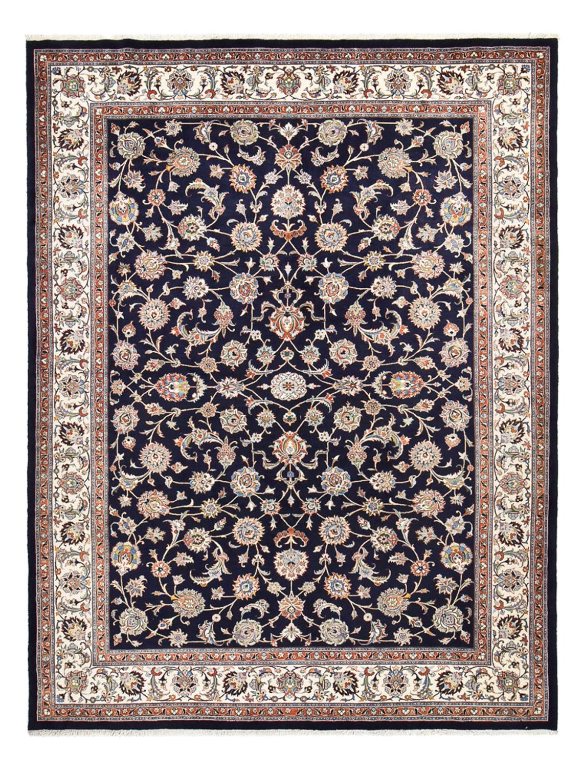 Persisk tæppe - Classic - Royal - 341 x 252 cm - mørkeblå