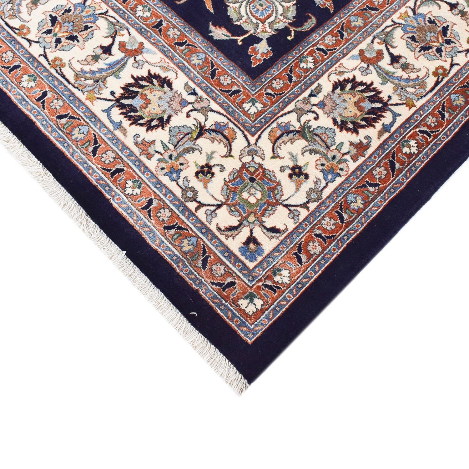 Persisk tæppe - Classic - Royal - 341 x 252 cm - mørkeblå