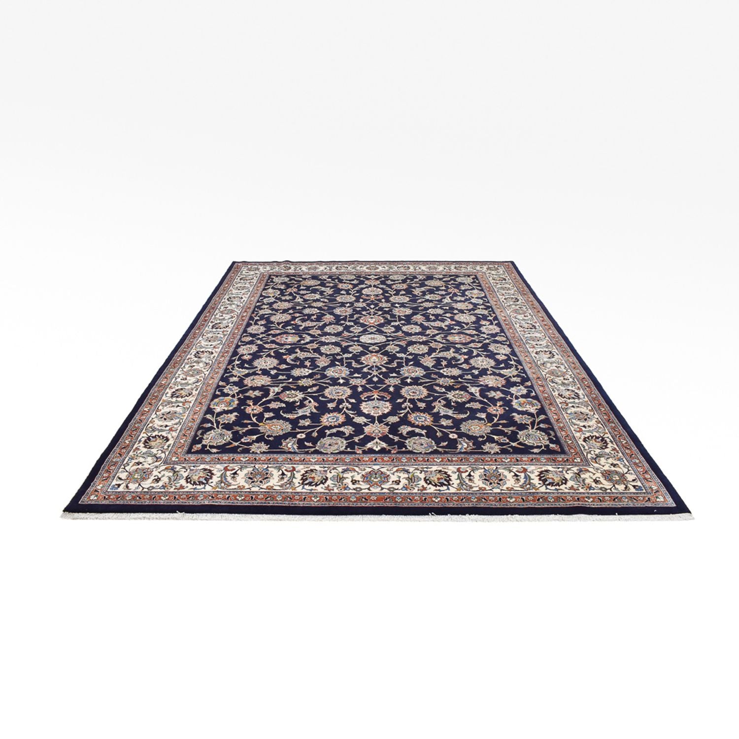 Persisk tæppe - Classic - Royal - 341 x 252 cm - mørkeblå