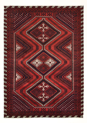 Persisk tæppe - Royal - 314 x 215 cm - bordeaux rød