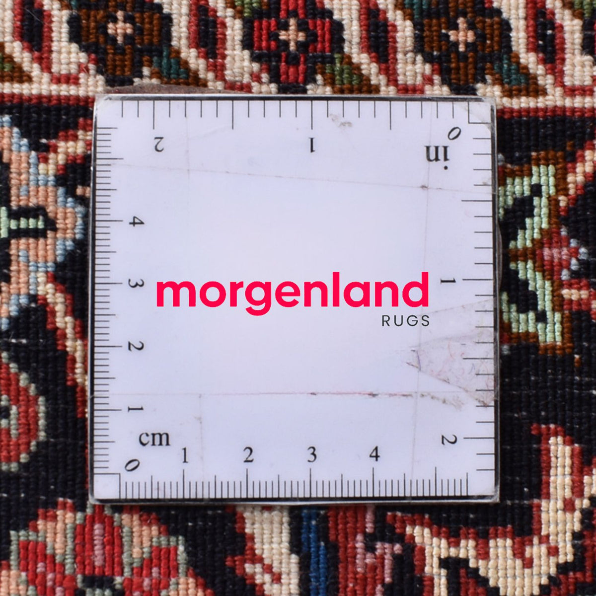 Persisk tæppe - Bijar - 303 x 201 cm - bordeaux rød