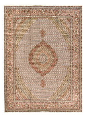 Persisk tæppe - Tabriz - Royal - 500 x 356 cm - mørk beige