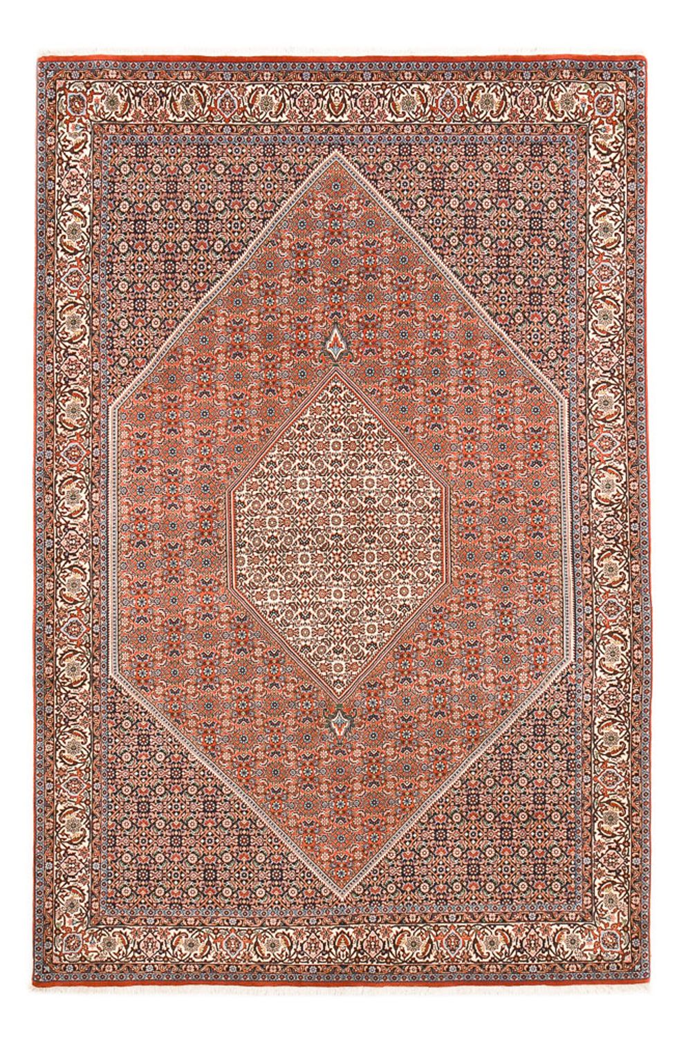 Persisk tæppe - Bijar - 315 x 214 cm - rust