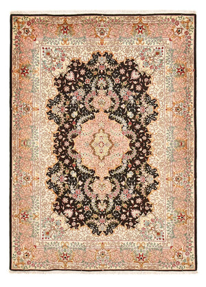 Persisk tæppe - Tabriz - Royal - 210 x 151 cm - mørkeblå