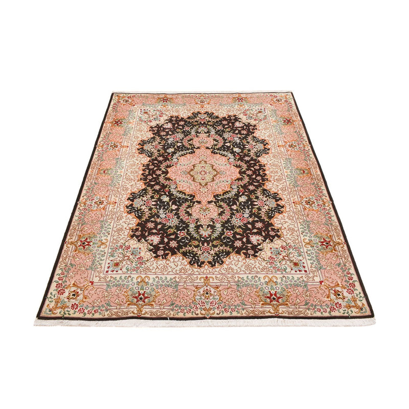 Persisk tæppe - Tabriz - Royal - 210 x 151 cm - mørkeblå