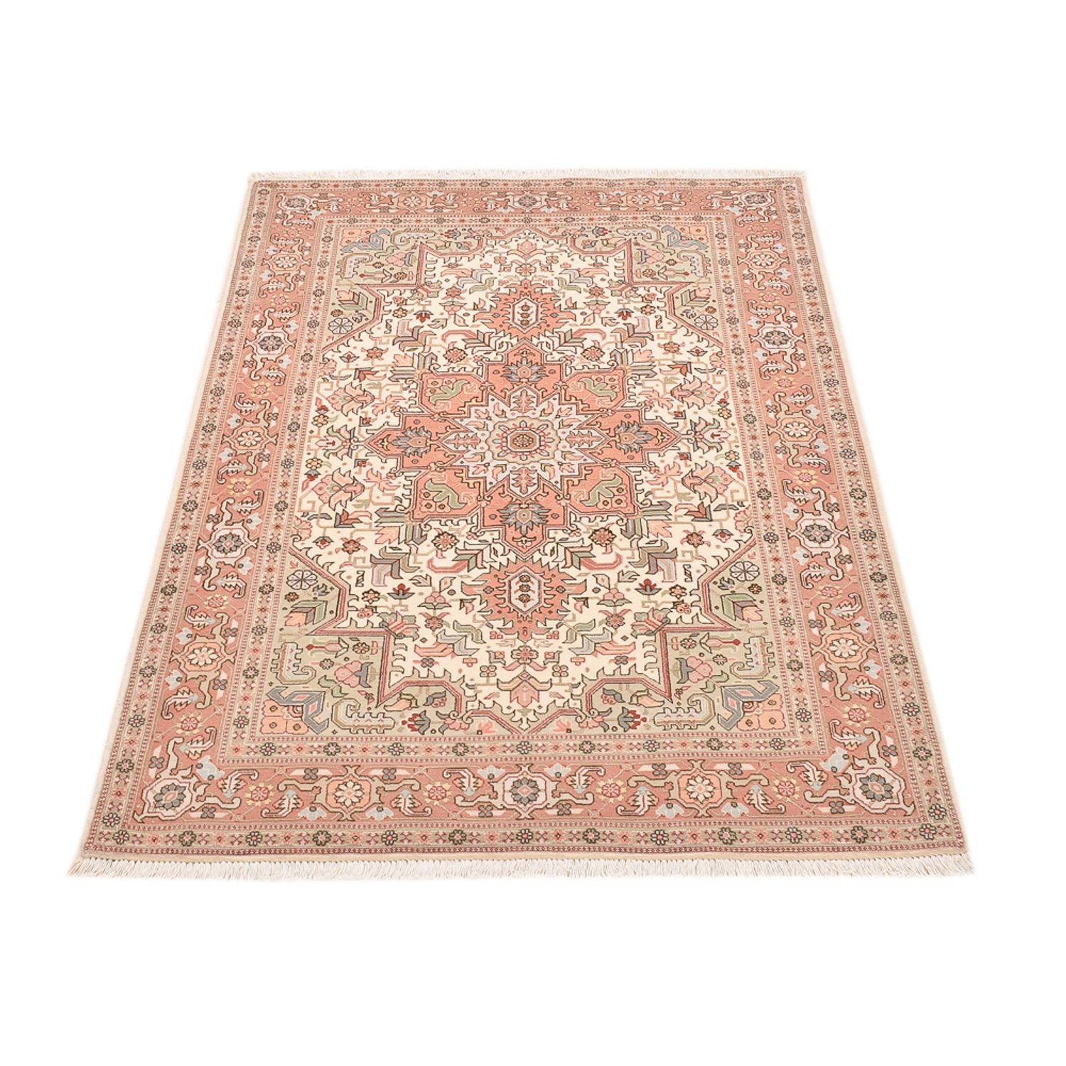 Persisk tæppe - Tabriz - Royal - 159 x 102 cm - lysrød
