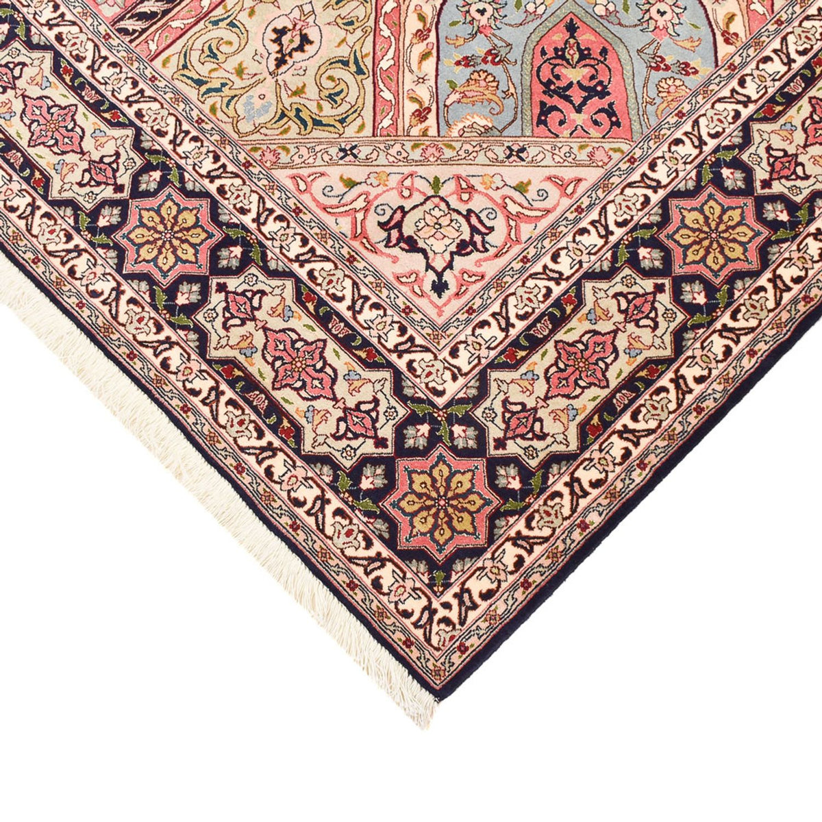 Persisk tæppe - Tabriz - Royal - 250 x 208 cm - mørk beige