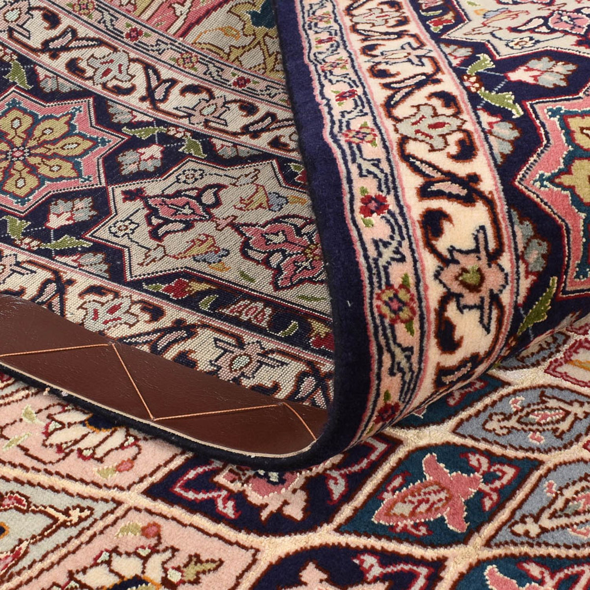 Persisk tæppe - Tabriz - Royal - 250 x 208 cm - mørk beige