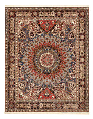 Persisk tæppe - Tabriz - Royal - 255 x 205 cm - mørk beige