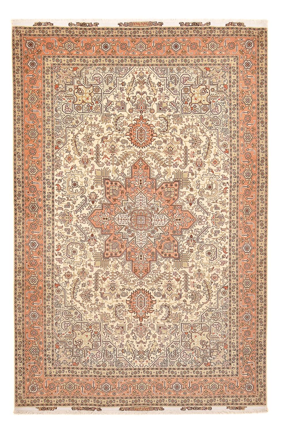Persisk tæppe - Tabriz - Royal - 312 x 205 cm - sand