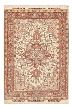 Persisk tæppe - Tabriz - Royal - 161 x 105 cm - lysrød