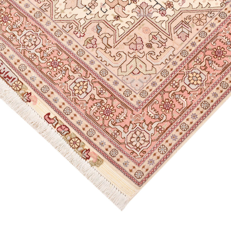 Persisk tæppe - Tabriz - Royal - 161 x 105 cm - lysrød
