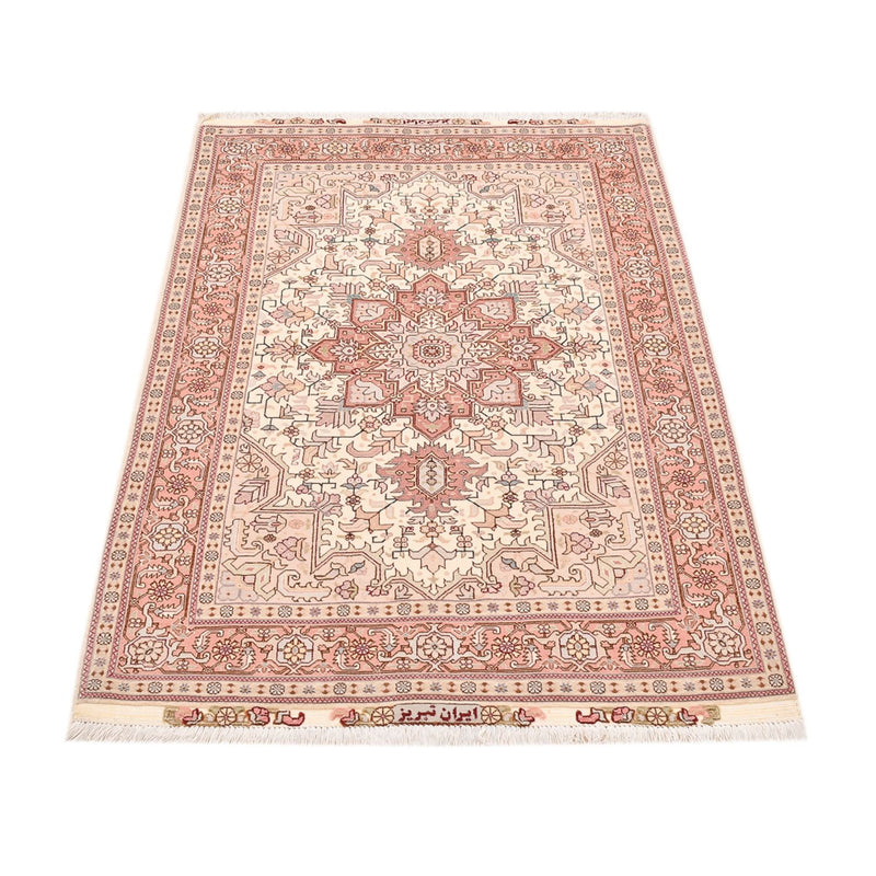 Persisk tæppe - Tabriz - Royal - 161 x 105 cm - lysrød