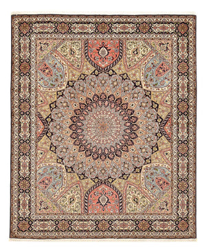 Persisk tæppe - Tabriz - Royal - 250 x 204 cm - flerfarvet
