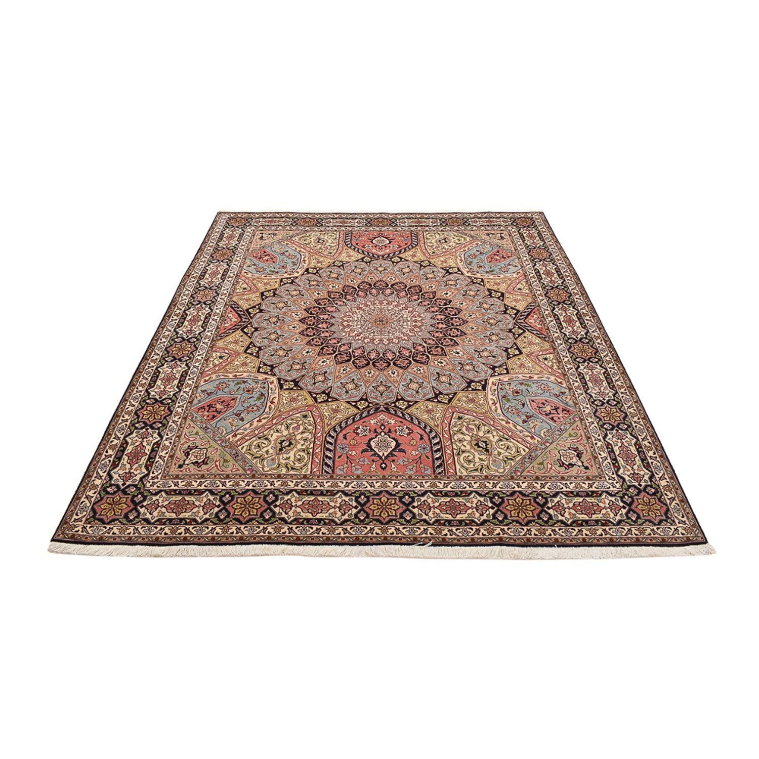 Persisk tæppe - Tabriz - Royal - 250 x 204 cm - flerfarvet