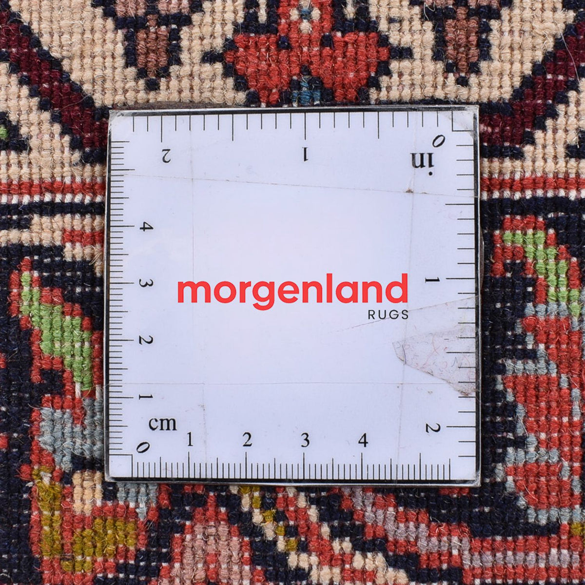 Persisk tæppe - Bijar - 400 x 292 cm - bordeaux rød