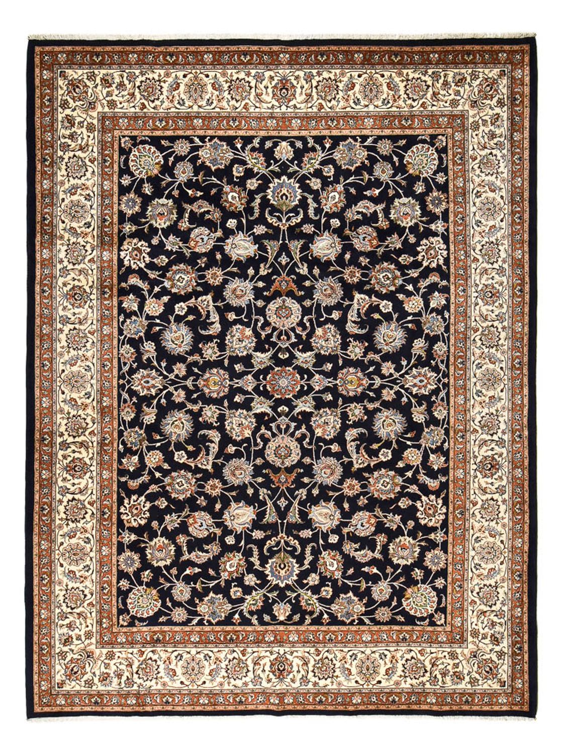 Persisk tæppe - Classic - Royal - 403 x 298 cm - mørkeblå