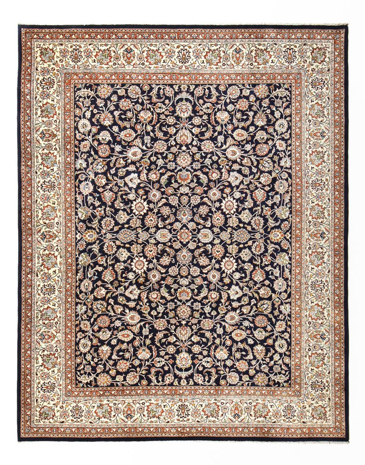 Persisk tæppe - Classic - Royal - 388 x 300 cm - mørkeblå