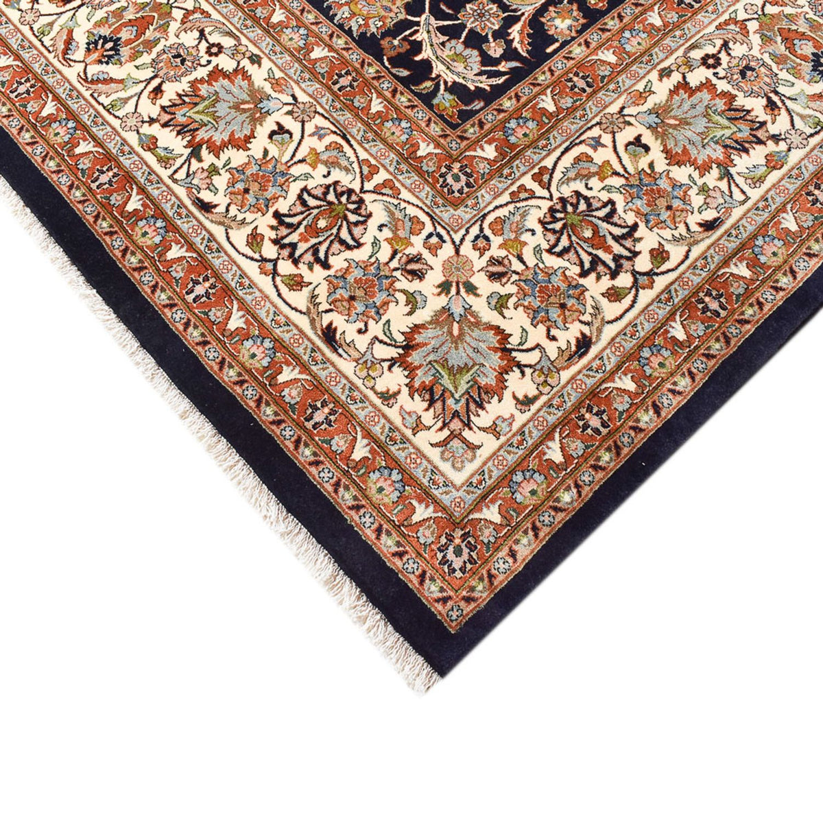 Persisk tæppe - Classic - Royal - 388 x 300 cm - mørkeblå