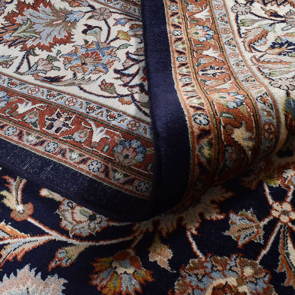 Persisk tæppe - Classic - Royal - 388 x 300 cm - mørkeblå