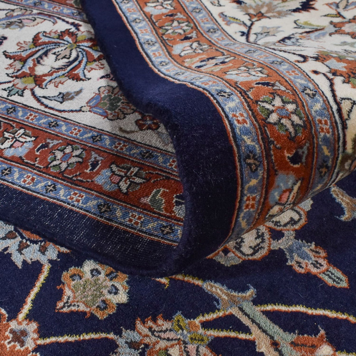 Persisk tæppe - Classic - Royal - 345 x 248 cm - mørkeblå