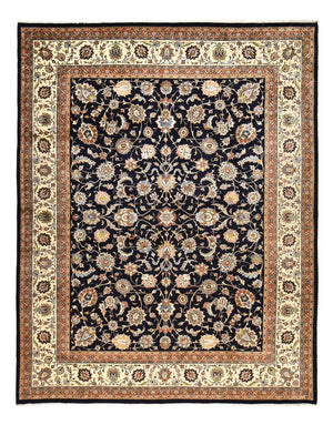 Persisk tæppe - Classic - Royal - 392 x 300 cm - mørkeblå