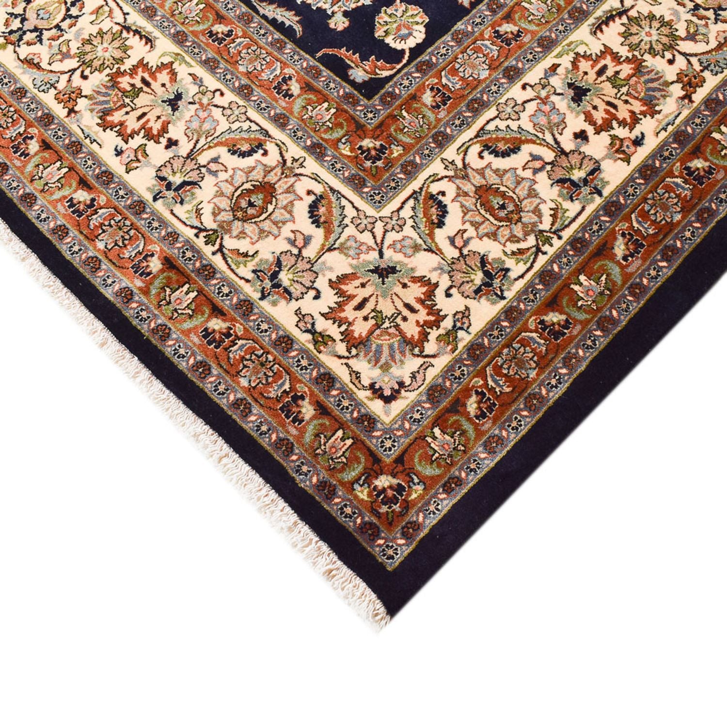 Persisk tæppe - Classic - Royal - 381 x 302 cm - mørkeblå