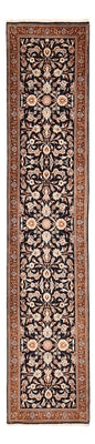 Løber Persisk tæppe - Classic - 334 x 74 cm - mørkeblå