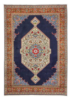 Persisk tæppe - Nomadisk - 285 x 202 cm - mørkeblå