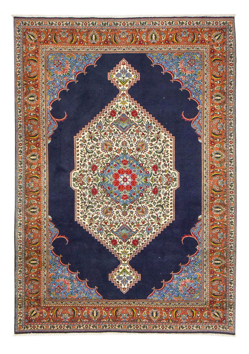 Persisk tæppe - Nomadisk - 285 x 202 cm - mørkeblå