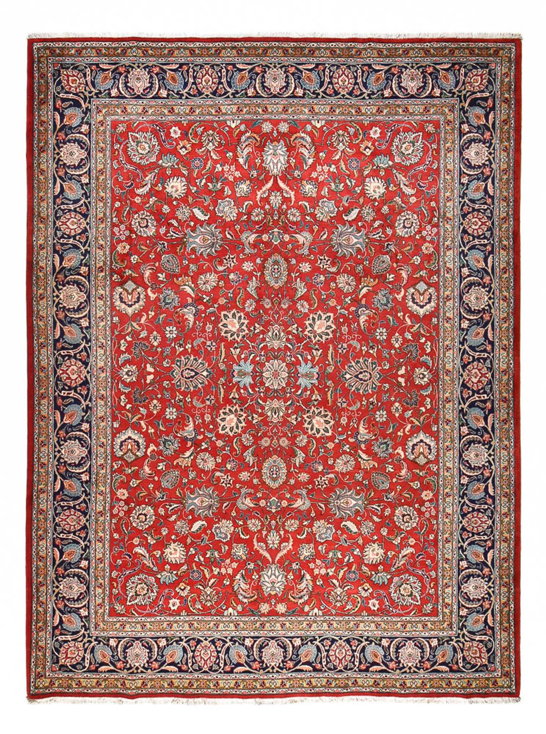 Persisk tæppe - Tabriz - Royal - 382 x 301 cm - rød